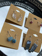 Wire wrapping Earrings made in the Shuswap