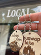 Key Chains Wooden Locally Crafted Assorted ea