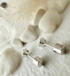 Cylinder Sterling Silver  Stud Earrings "Kulindros" Pika & Bear