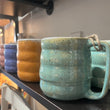 Pottery Mug ‘Wavy’ ea Stoney Ridge Assorted Colours