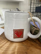 Pottery Mug Heart HOC