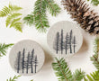 Mason Jar Covers (Set of 2) Trees