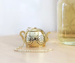 Gold Teapot Tea Infuser ea