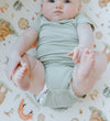 Short Sleeve Onesie Eucalyptus