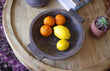 Round Wood Bowl with Handles BBL