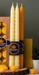 Beeswax Taper Candles 2/Pkg - BC Candles