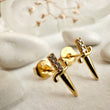 Dagger Stud Earrings Pika & Bear