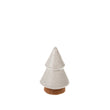 Clay Christmas Trees Glazed White EA