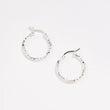 Gwen Hoops Silver - Raquel Rosalie