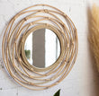 Round Rattan Mirror 24D SALE