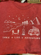 Lake & Life - Adventure Unisex Tee Lake & Life