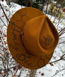 Custom Hand Burned Hats by Hat Haven Designs