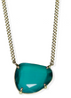 Skylar Necklace - Cat Eye Pendant In Gold - JJ+RR