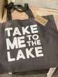 Lake & Life Canvas Tote/ Bag ea Assorted Designs