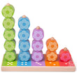 Flower Stacker Wooden Toy 16 pieces  - Bigjigs