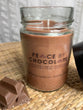 Chocolate Scented Soy Candle 10 oz Peace by Chocolate