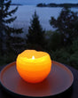 Beeswax 100% Natural Candle Round - BC Candles