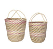 Basket Large Seagrass Ombré with Handles