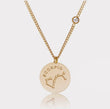 jj+rr - Constellation Zodiac Necklaces Stainless Steel ea