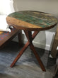 Reclaimed Boat Wood Round Table